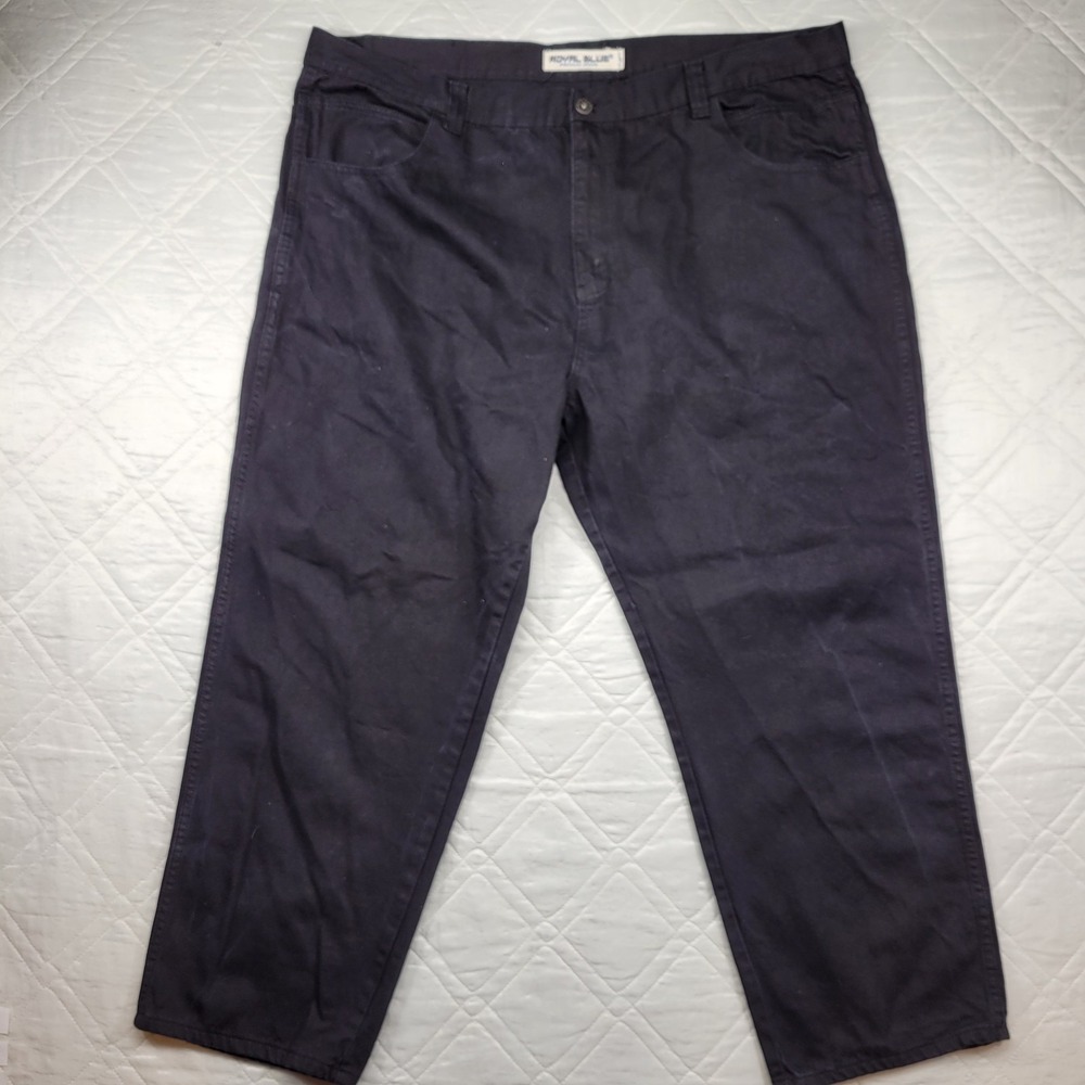 Royal‎ Blue Premium Jeans 100% cotton dark blue jeans size 50X32